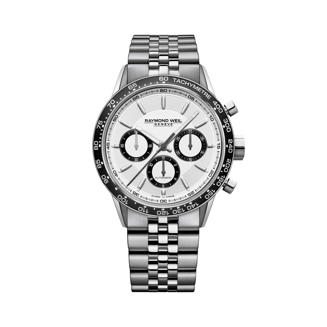 Relógio RAYMOND WEIL freelancer tri-compax chronograph 43 mm, 7741-ST1-30021