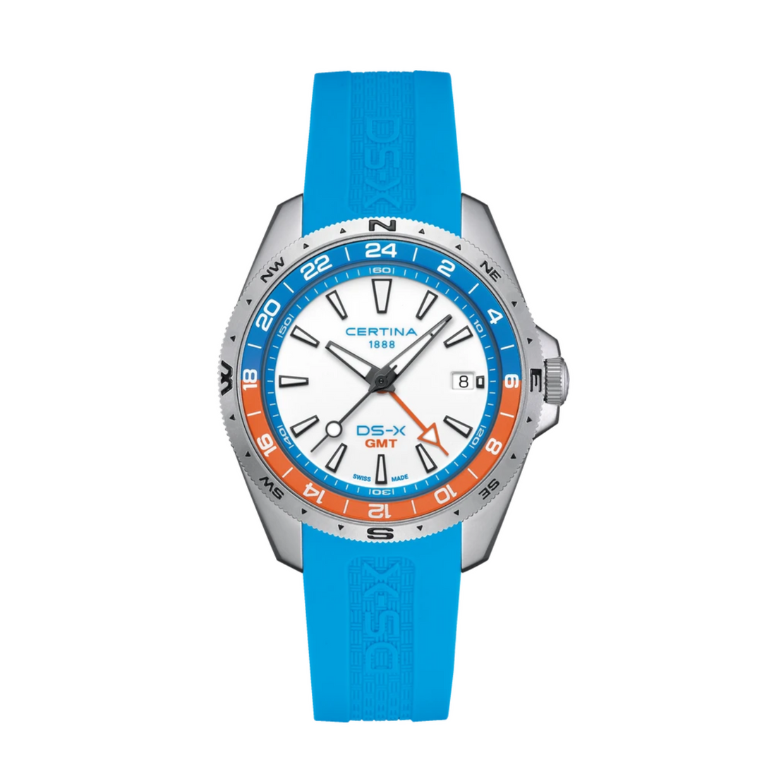 Relógio Certina 41.20mm C047.452.17.011.00 DS-X GMT Quartzo