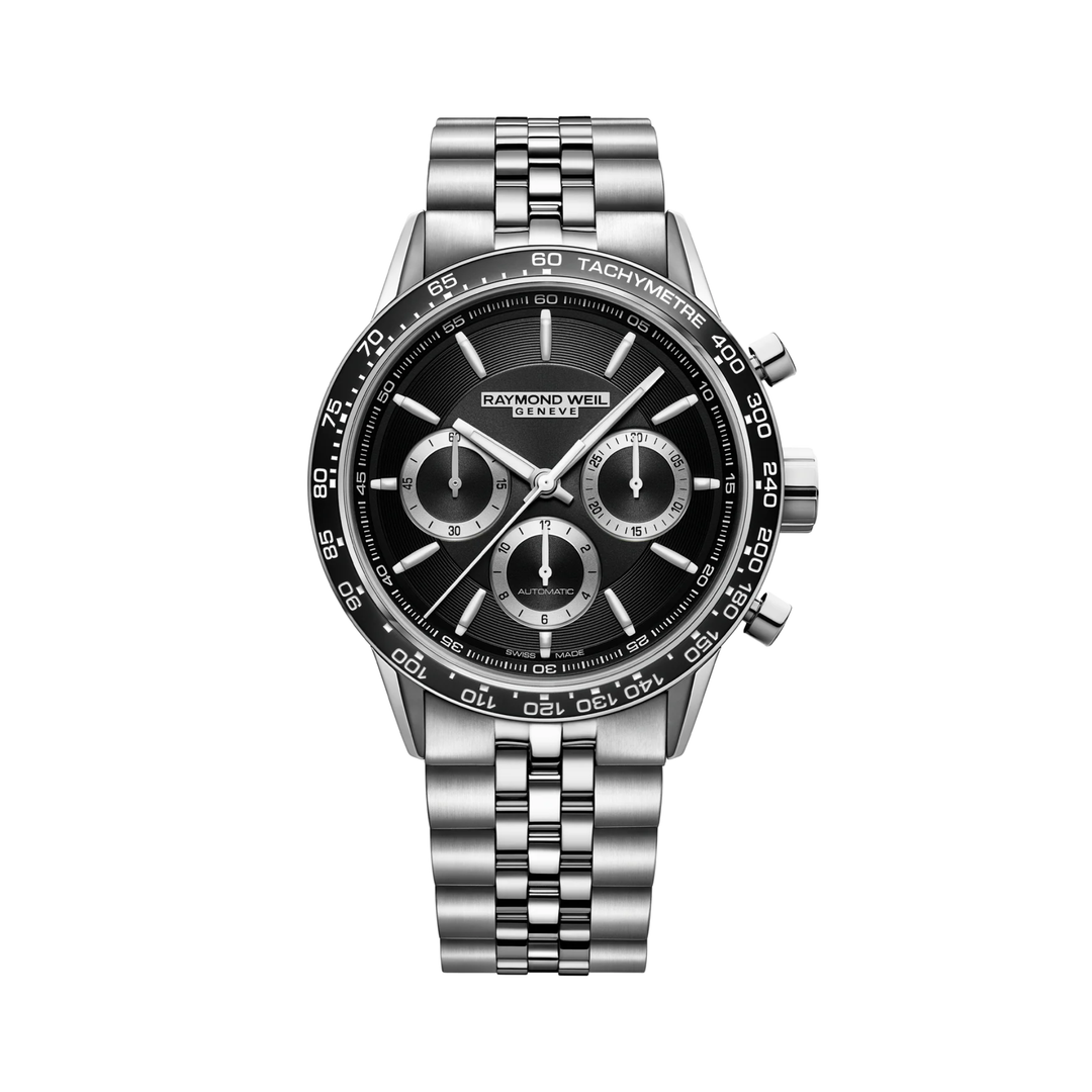 Relógio RAYMOND WEIL freelancer tri-compax chronograph 43 mm, 7741-ST1-20021