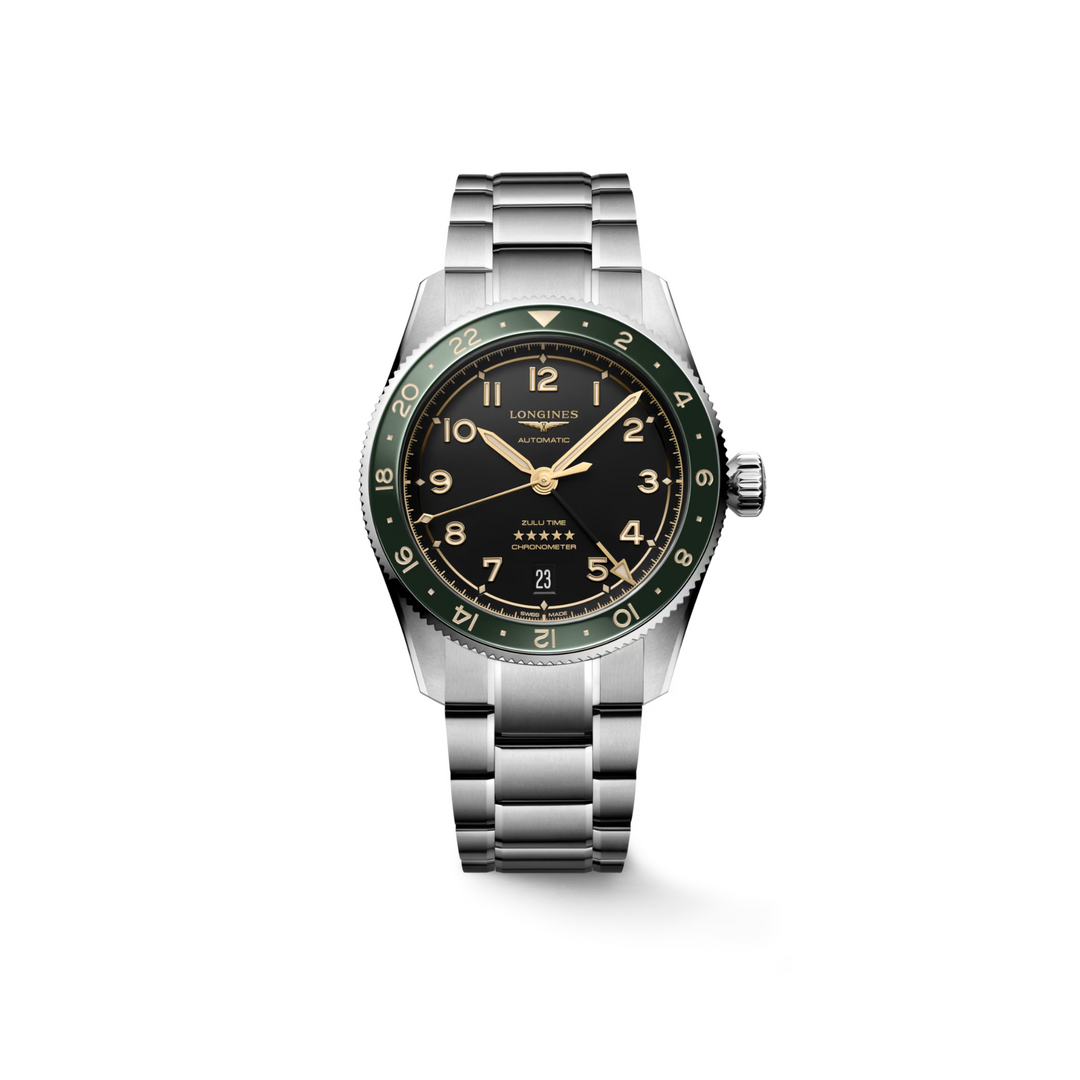 Relógio Longines SPIRIT ZULU TIME 39mm L38024636 Automático Unissex