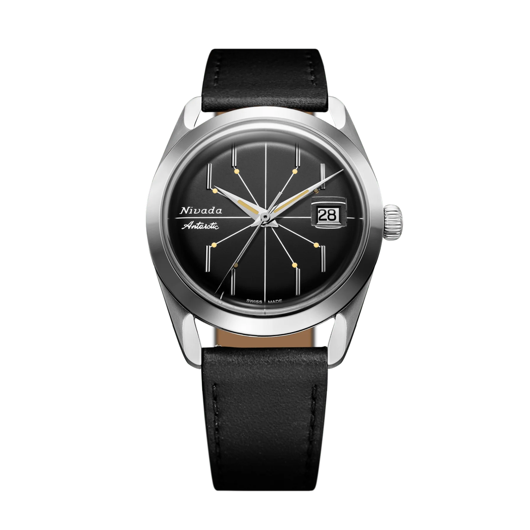 Relógio Nivada Grenchen ANTARCTIC SPIDER BLACK 38mm 32072A17