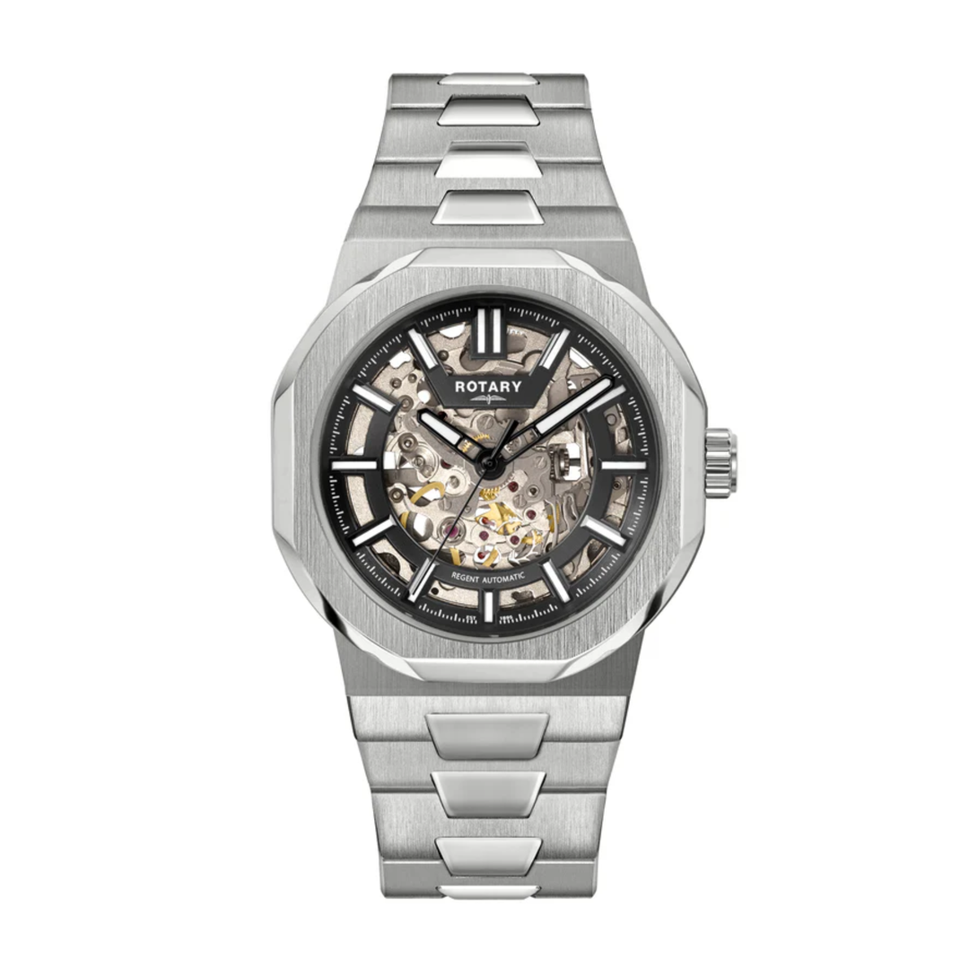 Relógio Rotary Regent Skeleton Automático GB05495/04
