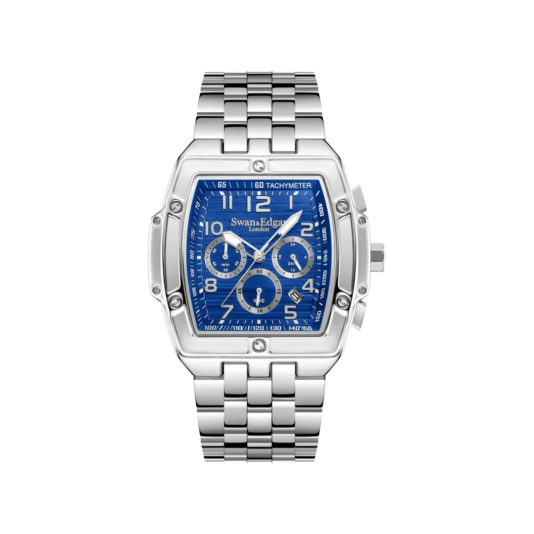 Relógio Swan & Edgar Ambassador Mechanical Quartz Steel