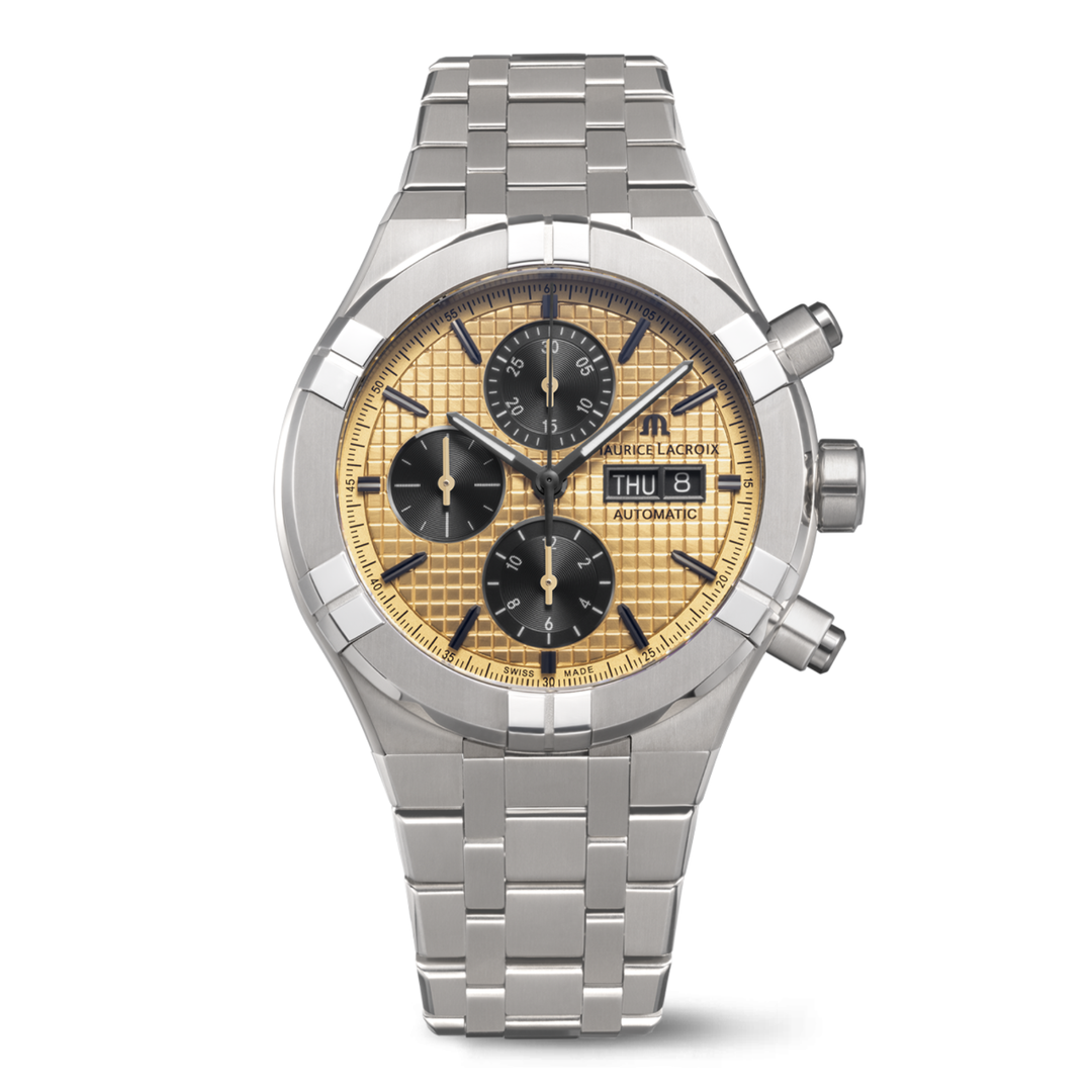 Relógio Maurice Lacroix AIKON AUTOMÁTICO TITANIUM CHRONOGRAPH AI6038-TT032-530-1