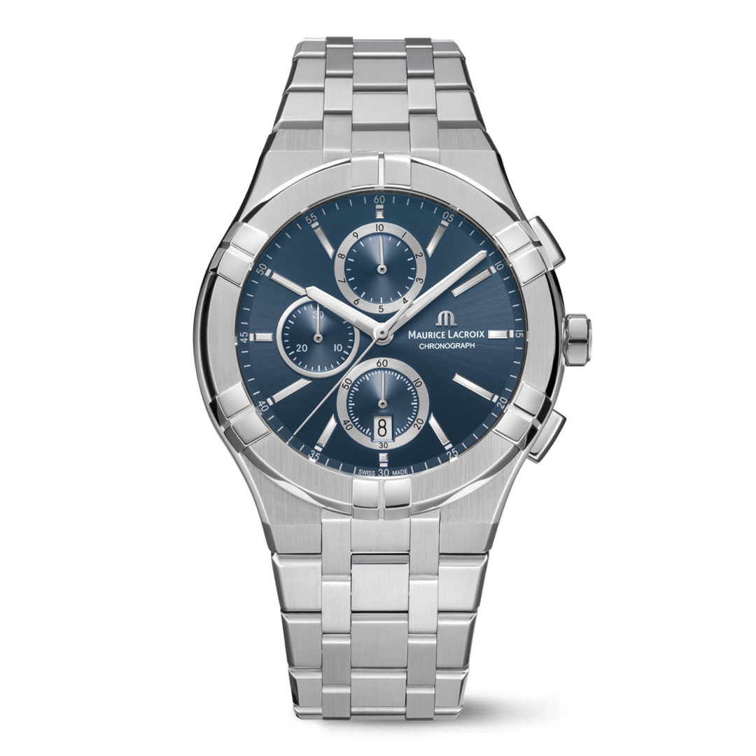 Relógio Maurice Lacroix AIKON QUARTZO CHRONOGRAPH AI1118-SS002-430-1