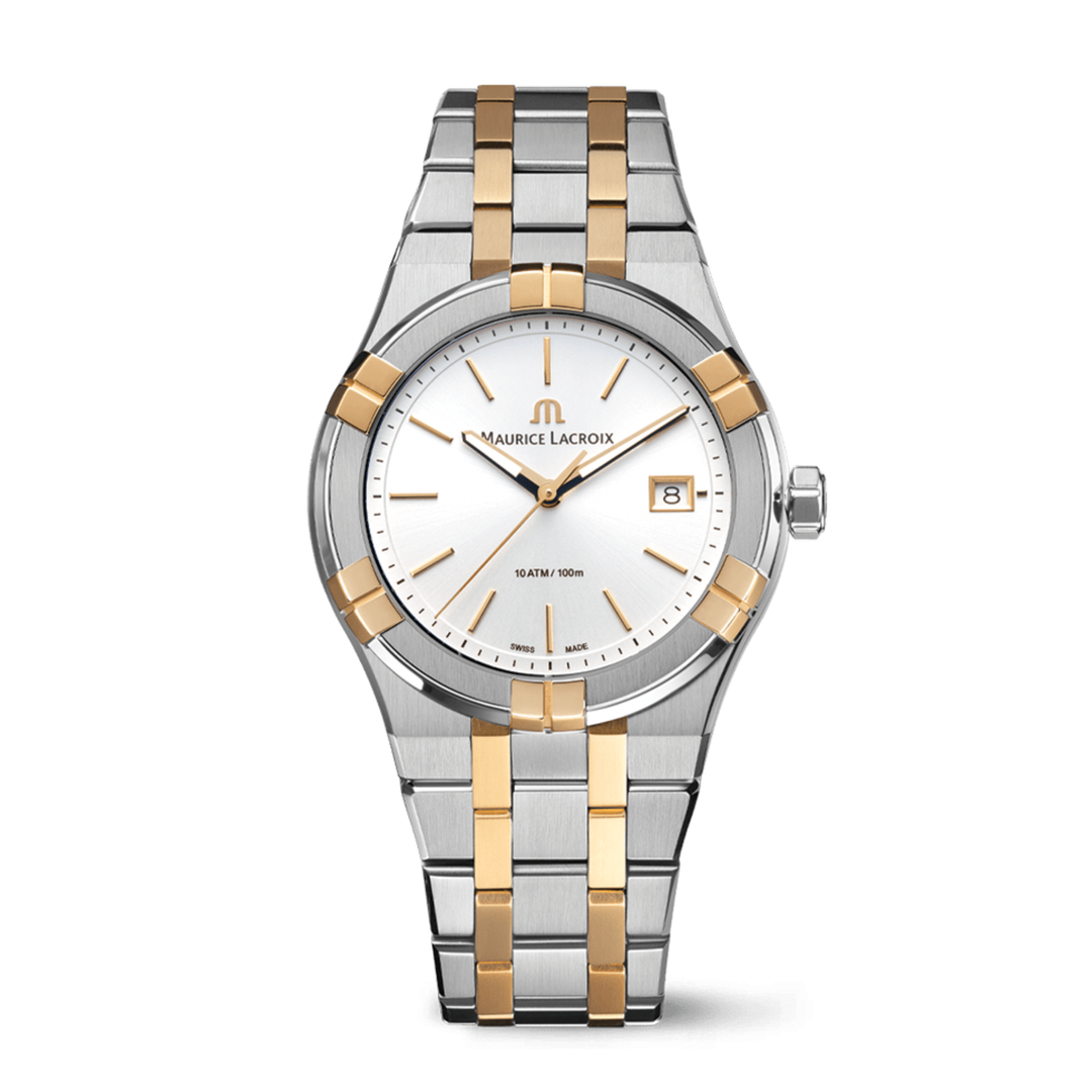 Relógio Maurice Lacroix AIKON QUARTZO DATE 40MM AI1108-PVP02-130-1