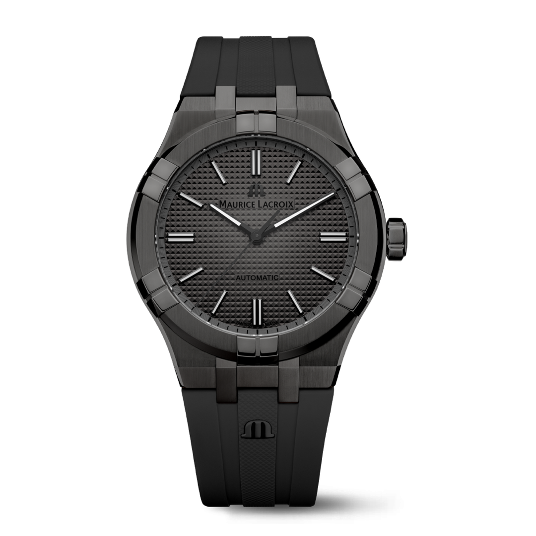 Relógio Maurice Lacroix AIKON AUTOMÁTICO 42MM GUNMETAL PVD LIMITED EDITION AI6008-PVB00-330-2