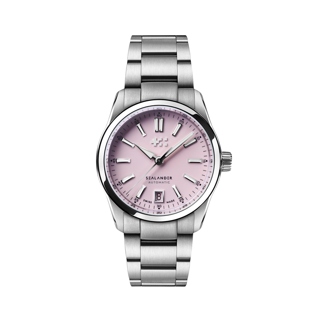 Relógio Christopher Ward C63-36ADA4-S00P0-B0 C63 Sealander Automático 36mm   Pink