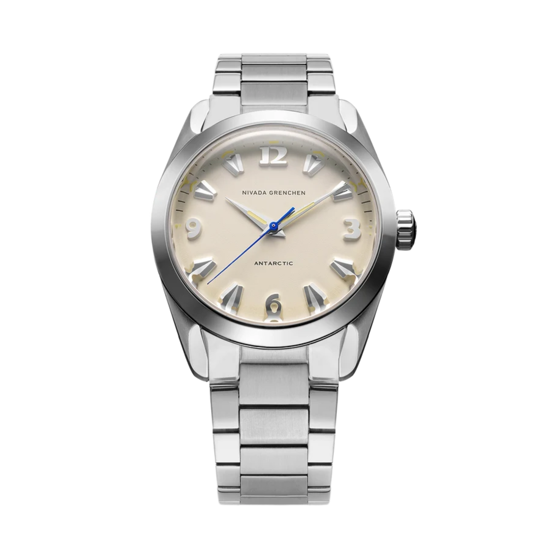 Relógio Nivada Grenchen ANTARCTIC EGGSHELL BEIGE LUMINOVA - 35mm 35001M20