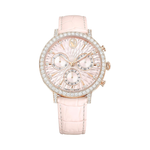 Carregue a imagem no visualizador da Galeria, Relógio Feminino Swarovski Matrix Chrono Watch Leather Strap 5698300