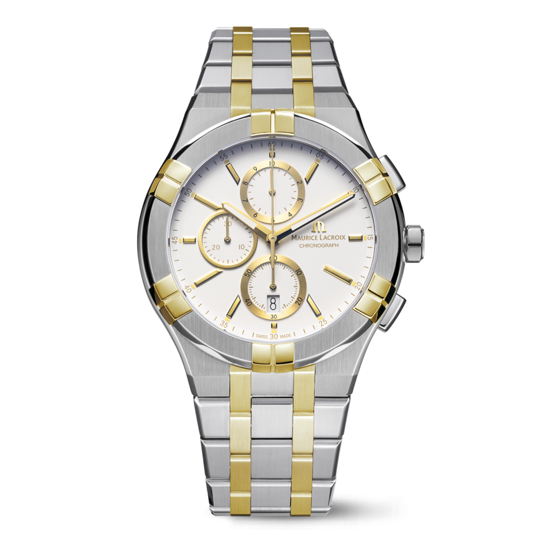 Relógio Maurice Lacroix AIKON QUARTZO CHRONOGRAPH DUOTONE AI1118-PVY03-130-1
