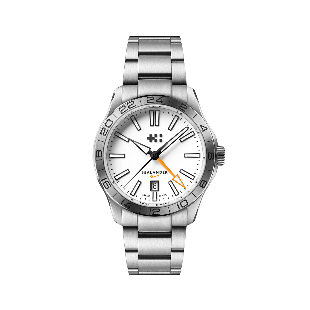 Relógio Christopher Ward C63 Sealander GMT 42mm Automático GMT C63-42AGM4-S00W0-B0