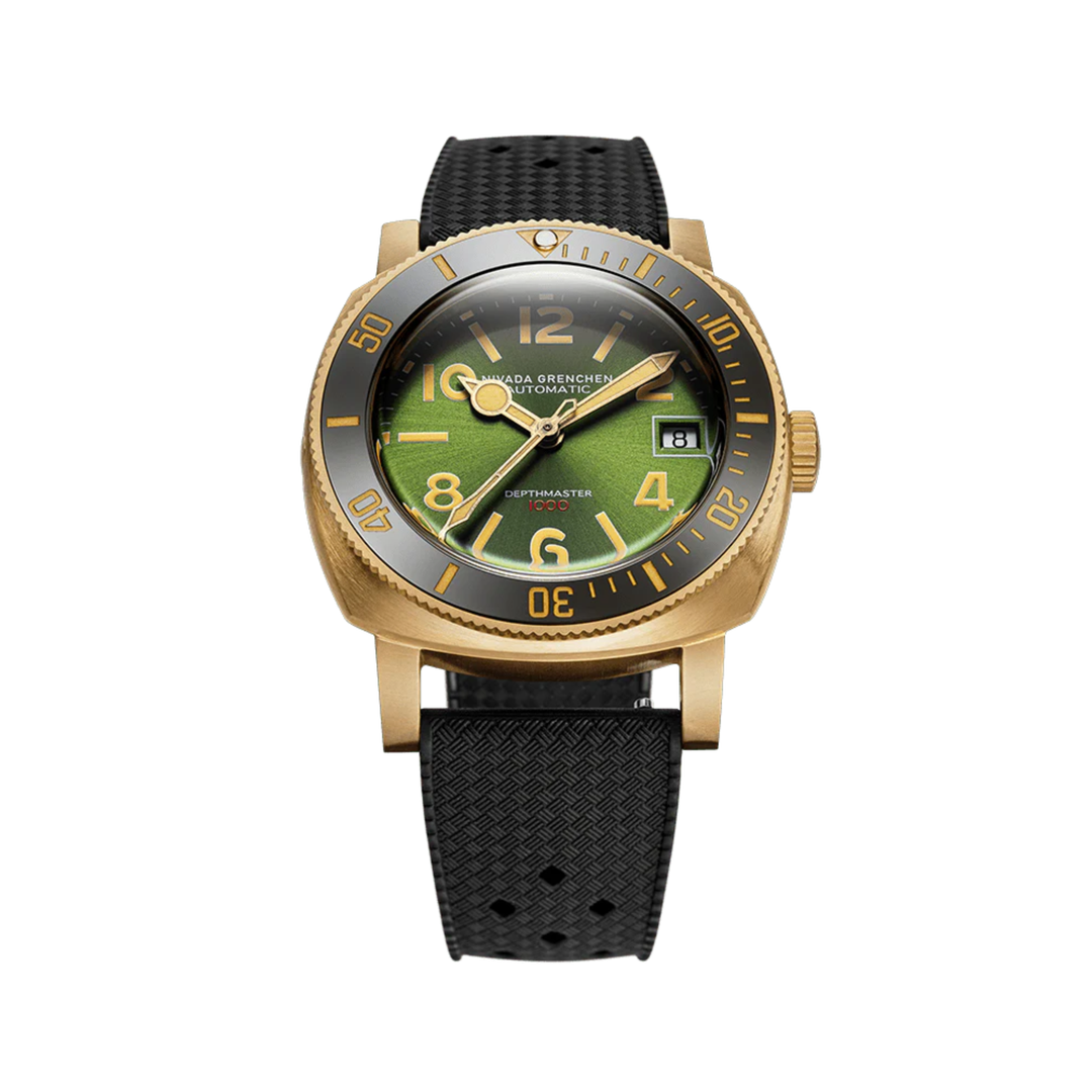 Relógio Nivada Grenchen DEPTHMASTER BRONZE GREEN 39mm 14132A01