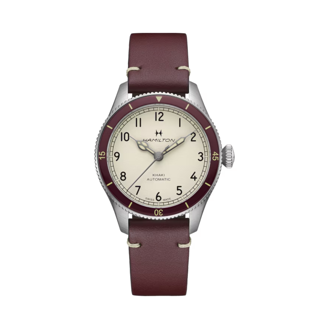 Relógio Hamilton Khaki Aviation Pilot Pioneer 38mm Automático H76265810