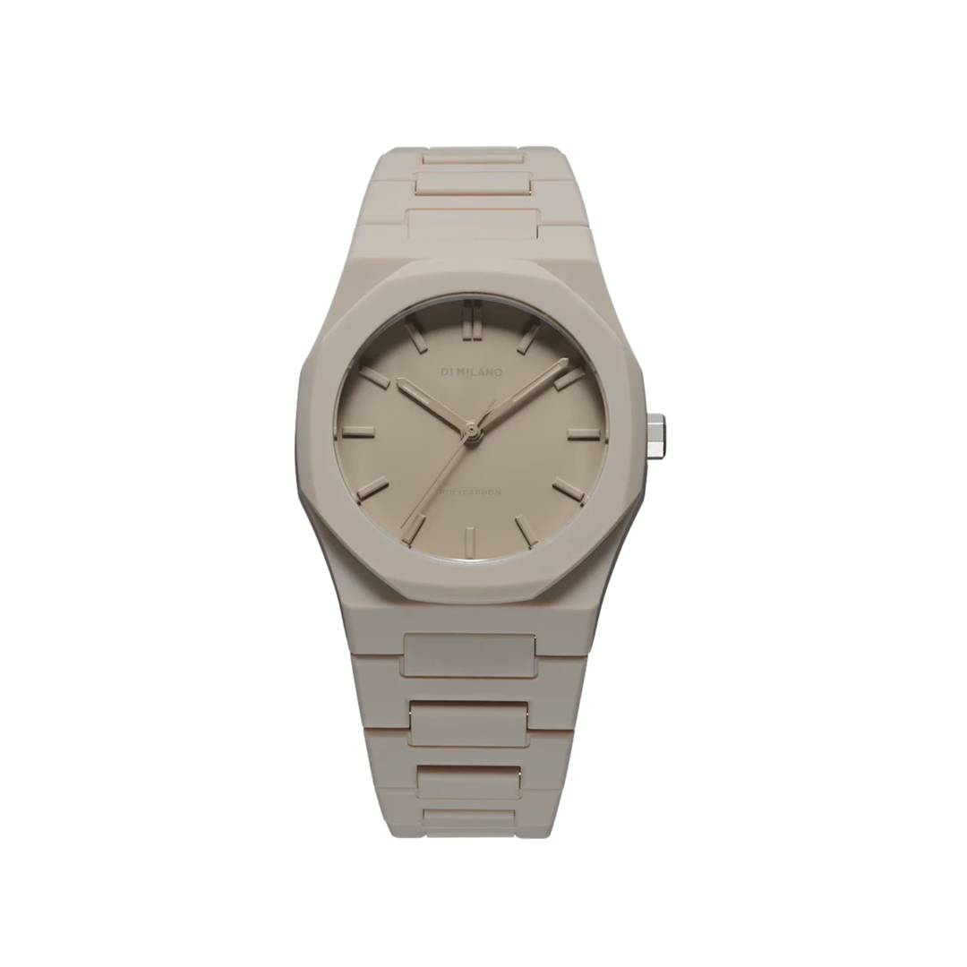 Relógio D1 Milano Ecru Polycarbon 37mm Unissex