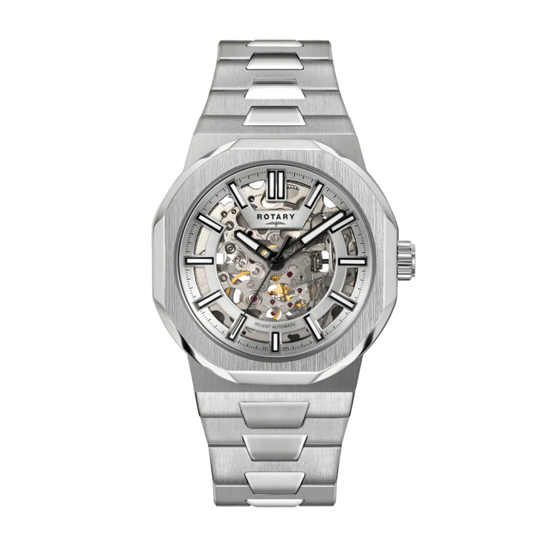 Relógio Rotary Regent Skeleton Automático GB05495/06