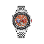 Carregue a imagem no visualizador da Galeria, Relógio Swan &amp; Edgar World Timer Mechanical Quartz Orange