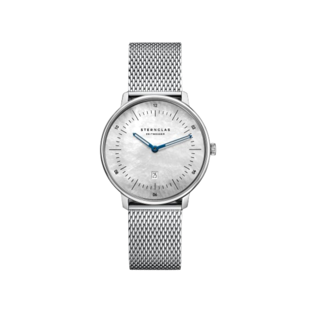 Relógio Feminino STERNGLAS Naos XS Edition Mother of Pearl 33 mm S01-NDP01-MI01 Quartz