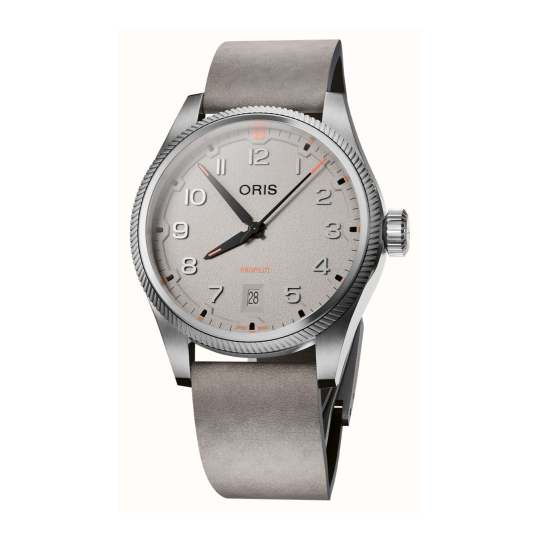 Relógio Oris 01 733 7805 4163-07 6 20 15LC ProPilot Date 41mm