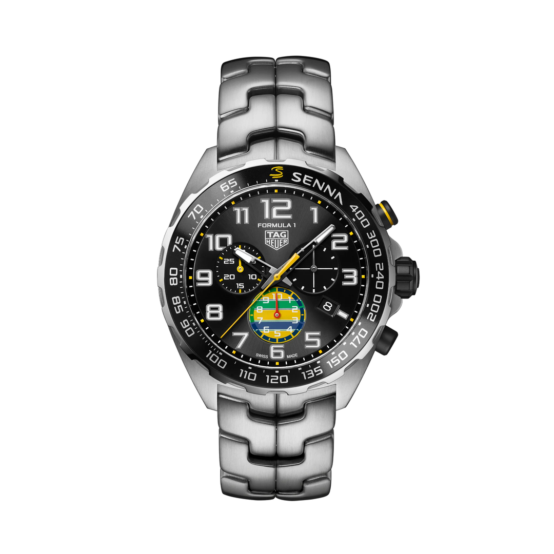 Relógio TAG Heuer SPECIAL EDITION | NEW Formula 1 Chronograph x Senna  Quartzo 43mm CAZ101AX.BA0637