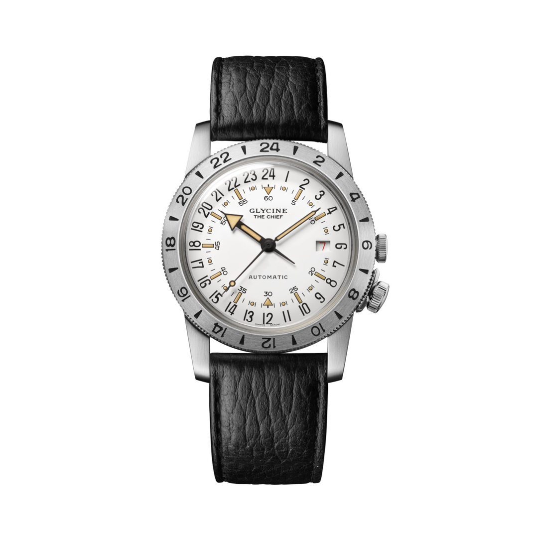 Relógio Glycine GL0471 Airman Vintage The Chief Purist 40 Unissex Automático