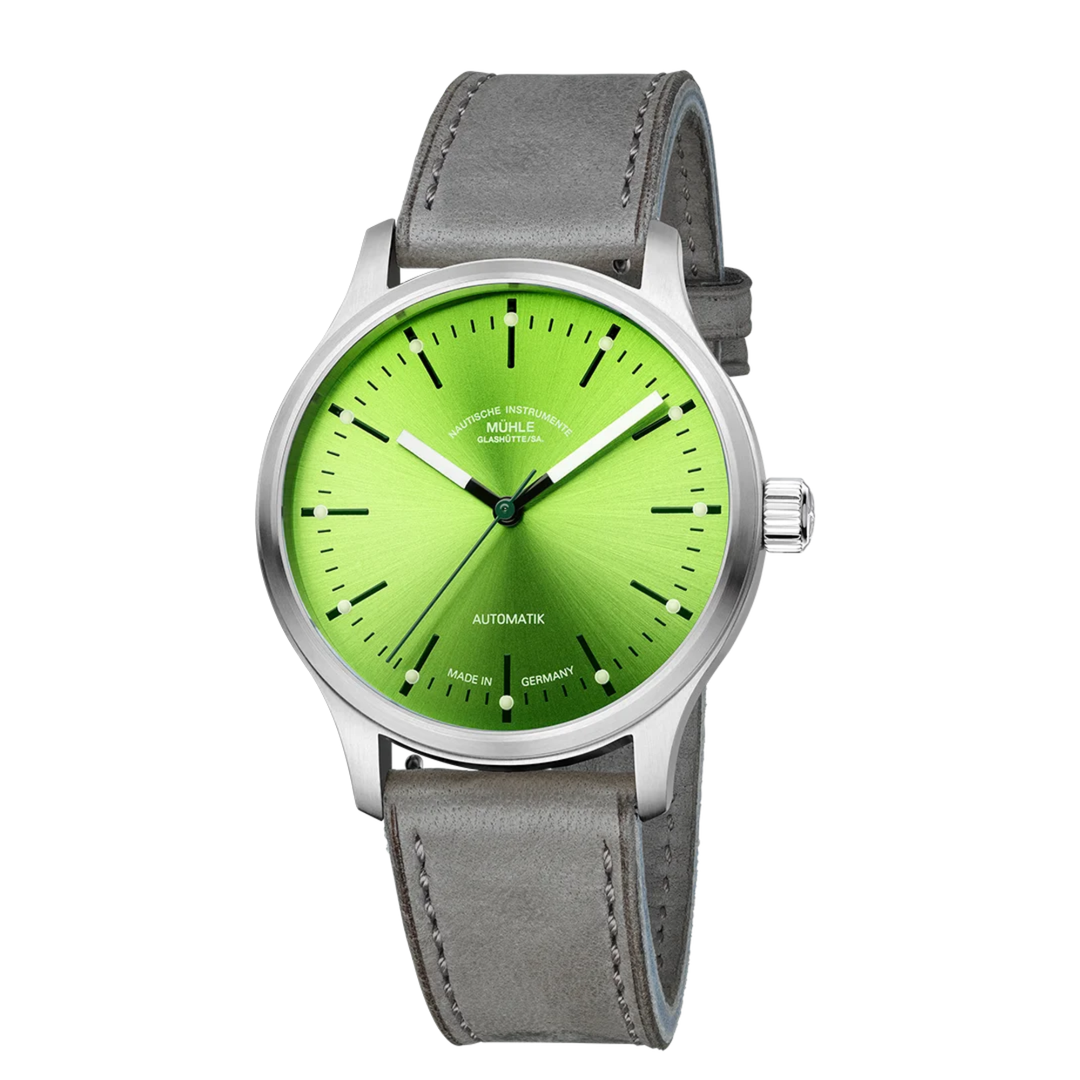 Relógio Mühle-Glashütte M1-40-76-1-LB-V Panova Lime Automático