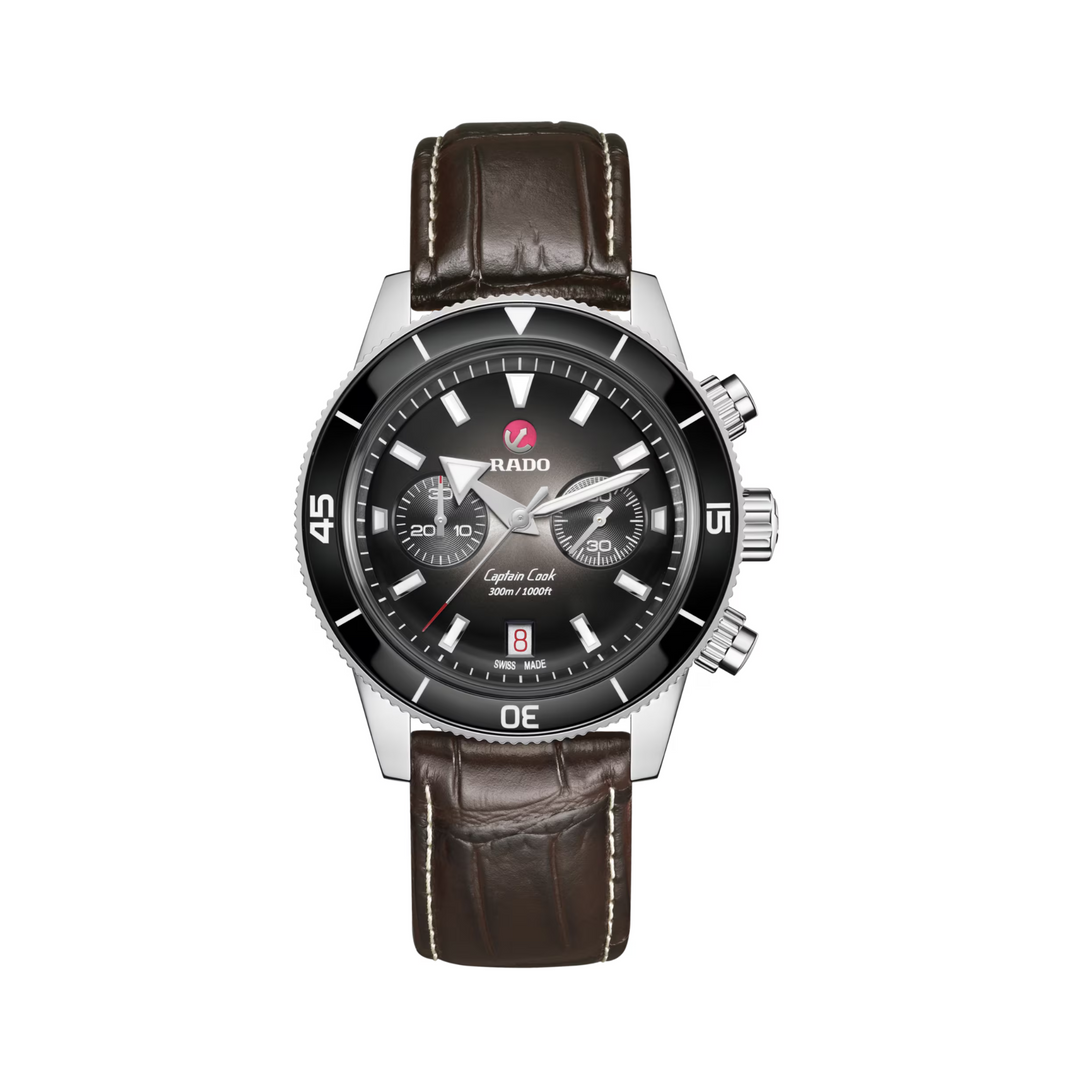 Relógio Rado Captain Cook Automático Chronograph R32145158 43mm