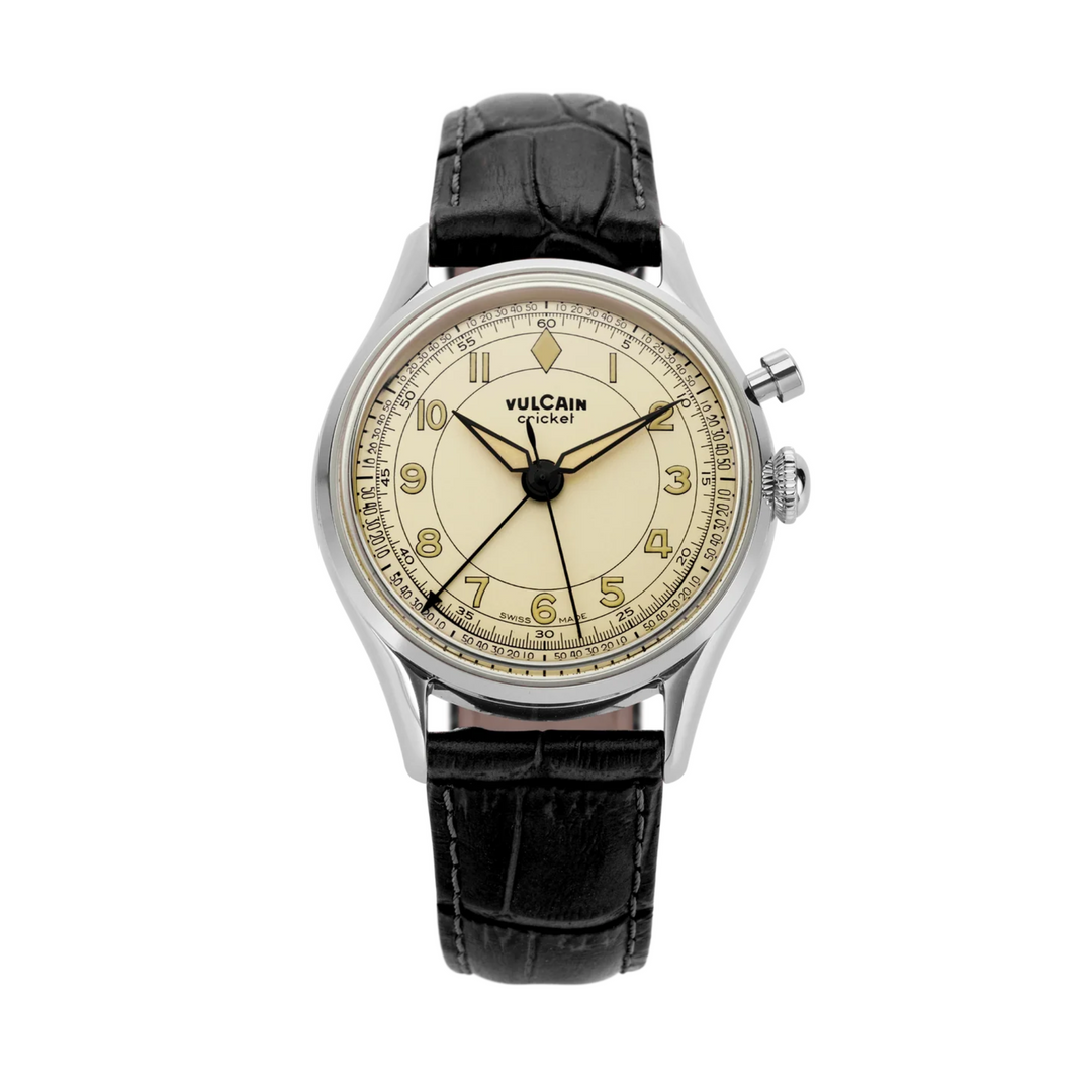 Relógio Vulcain 100169B77.BAL301 Cricket Classique 36 mm - Eggshell