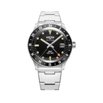 Carregue a imagem no visualizador da Galeria, Relógio Vulcain 680174A07.BHM286 Skindiver GMT - Black Luminova Beige Automático
