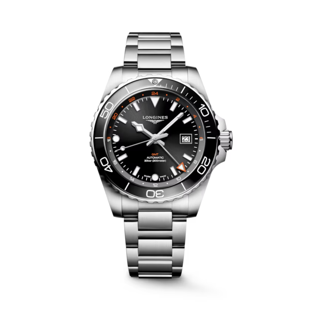 Relógio Longines L3.890.4.56.6 HYDROCONQUEST GMT 43mm