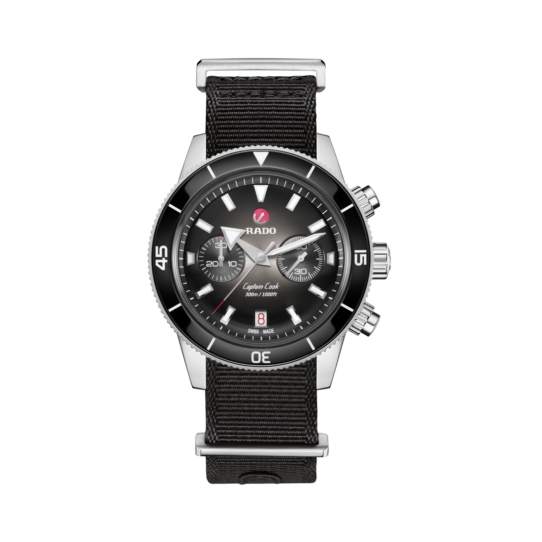 Relógio Rado Captain Cook Automático Chronograph R32145158 43mm