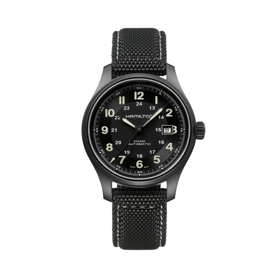 Relógio Khaki Field Titanium Automático 42mm H70575733