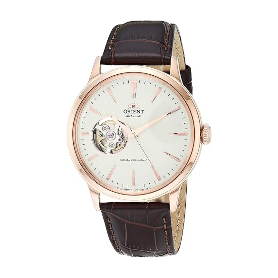 Relógio Orient RA-AG0001S30B Bambino Open Heart Automático 40.5mm