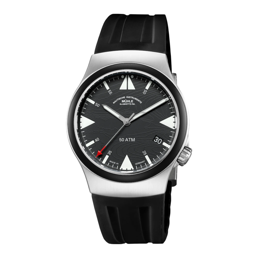 Relógio Mühle-Glashütte M1-51-03-2025-KB. S.A.R. Mission-Timer “160 Years DGzRS” Automático