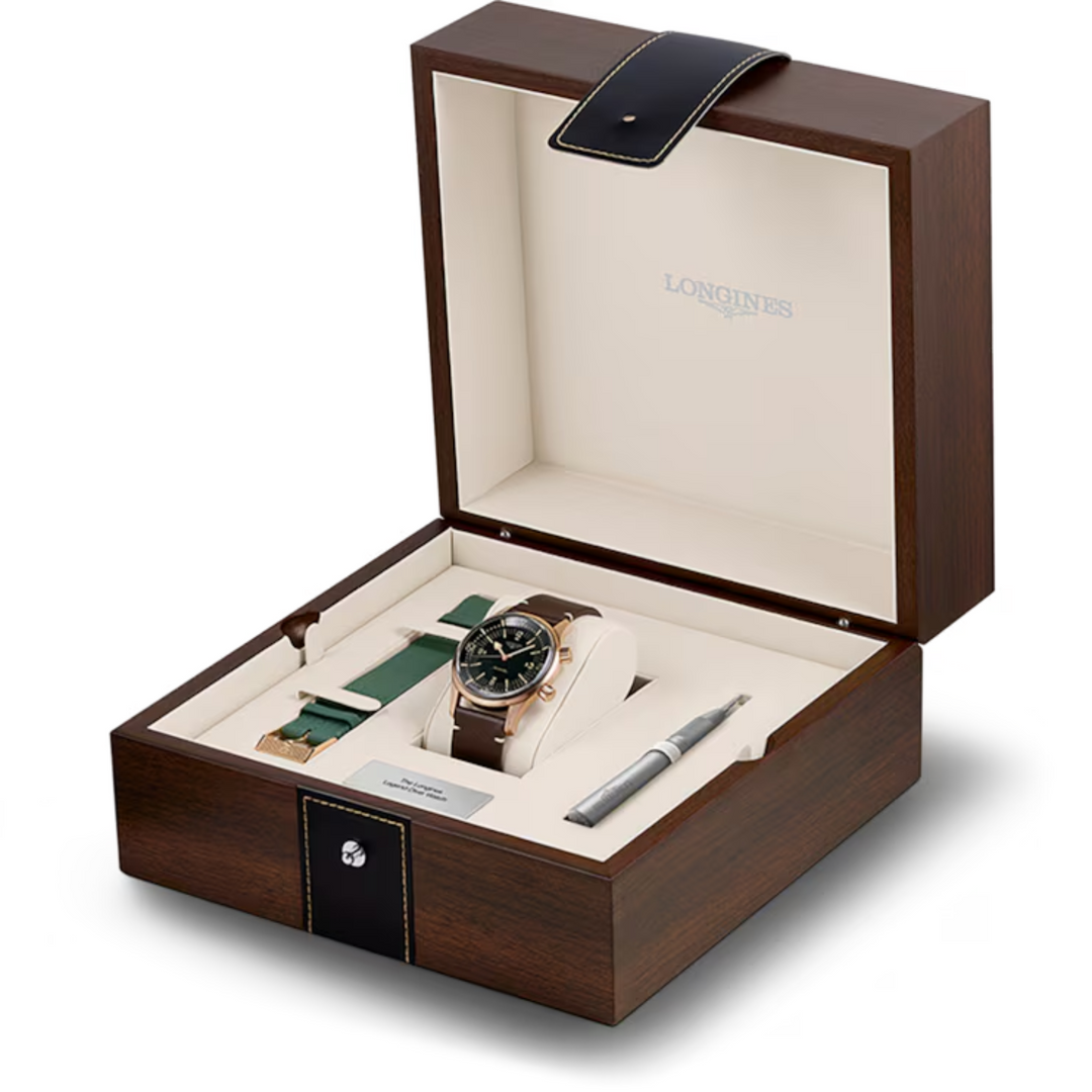 Relógio LONGINES LEGEND DIVER BRONZE L37741502 - 42mm Automático