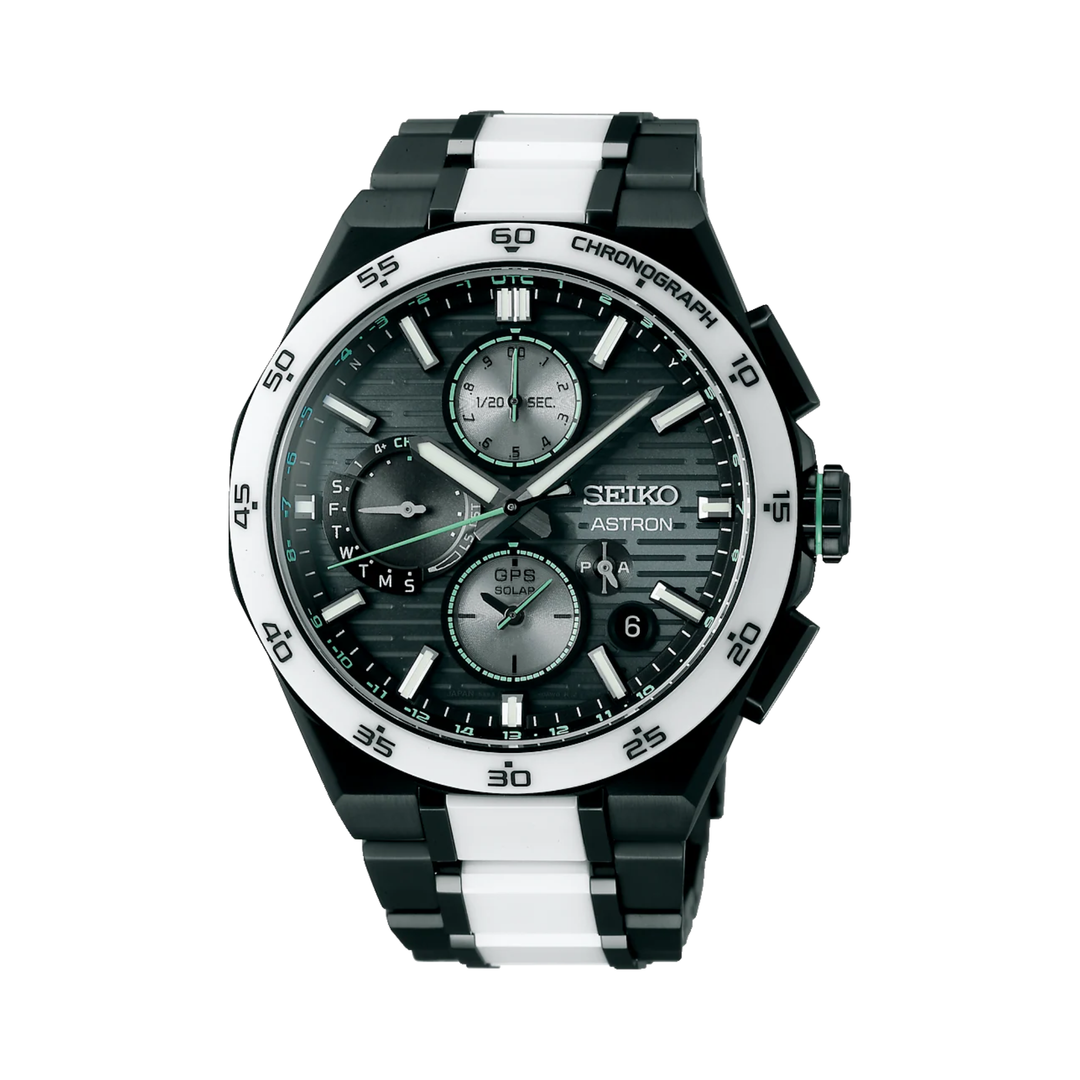 Relógio Seiko SSH185 Astron World Time Titânio GPS Solar 2025 Limited Edition