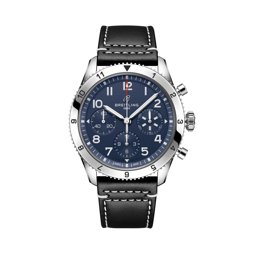 Relógio Breitling A233801A1C1X1  Classic AVI Chronograph 42 Tribute to Vought F4U Corsair