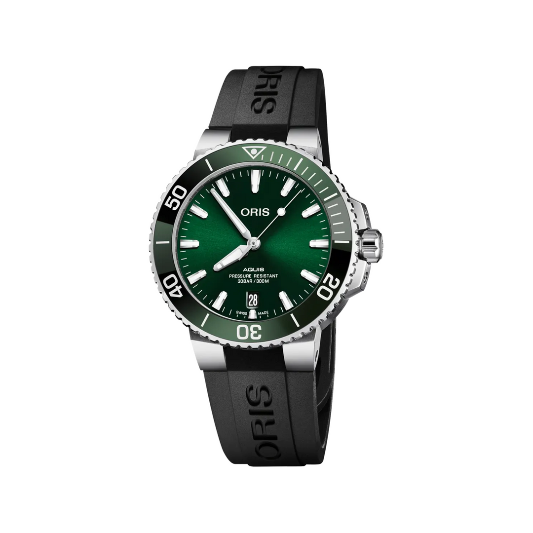 Relógio Oris Aquis Date 01 733 7732 4157-07 4 21 64FC 39,5mm