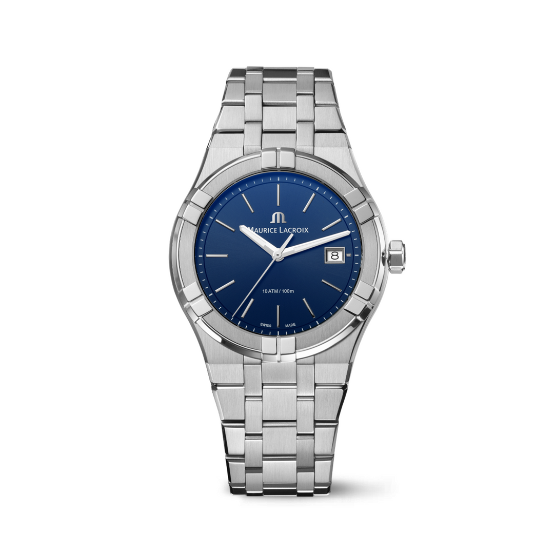 Relógio Maurice Lacroix AIKON QUARTZ DATE 40MM AI1108-SS002-430-1