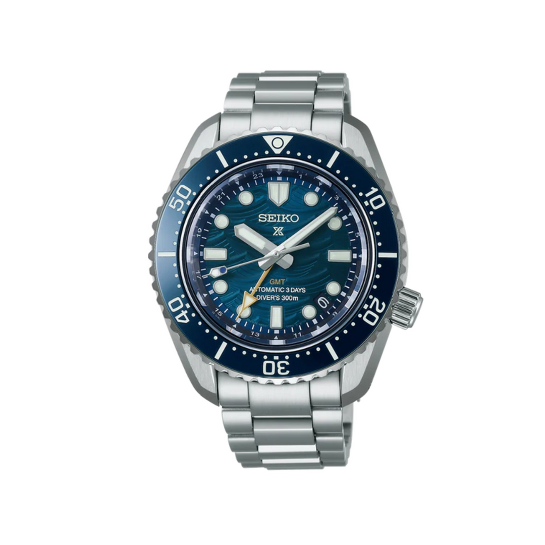 Relógio Seiko SPB509 Prospex Sea 1968 Heritage 60th Anniversary GMT Limited Edition