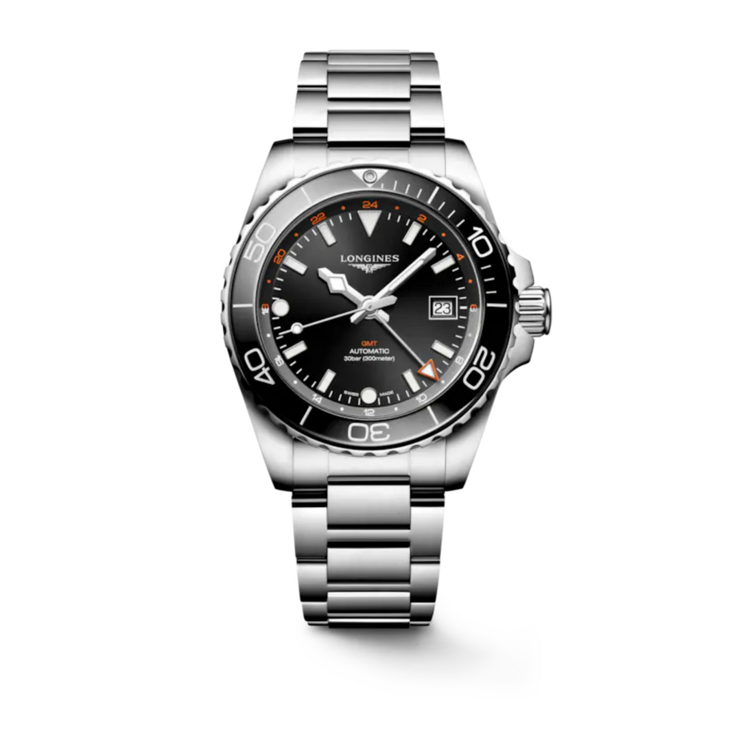 Relógio Longines Hydroconquest GMT L3.790.4.56.6 - Automático 41mm