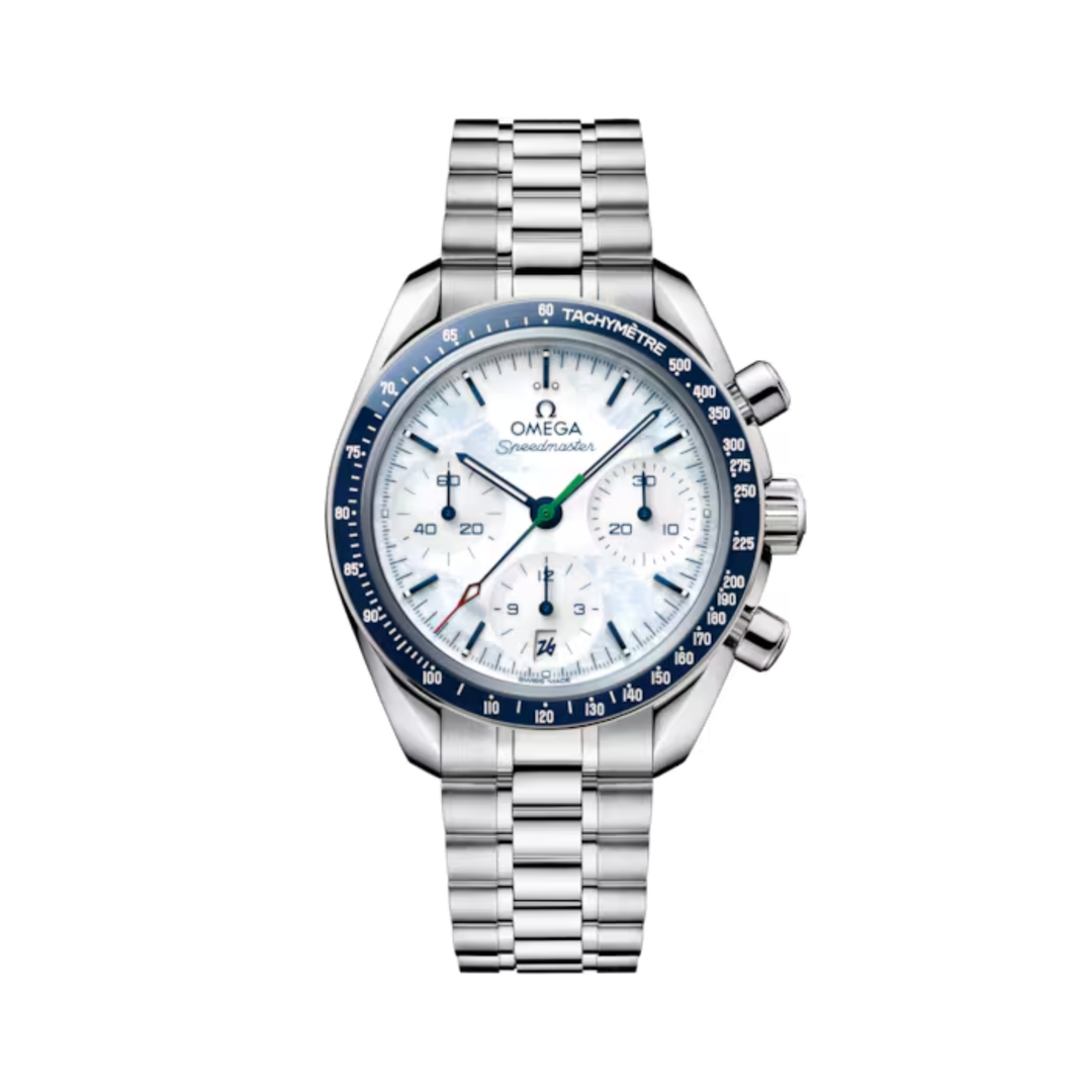 Relógio Omega Speedmaster 38 522.30.38.50.04.002 Milano Cortina 2026 Automático