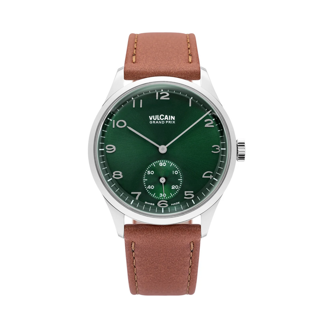 Relógio Vulcain 690175A90.BAC207 Grand Prix - Small Second Green