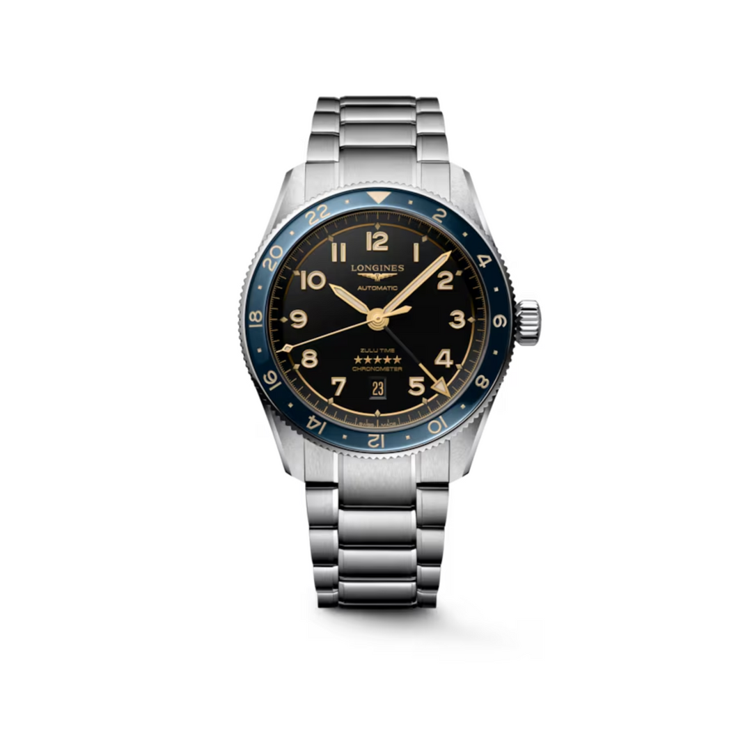 Relógio Longines SPIRIT ZULU TIME L3.812.4.60.6 - Automático 42mm