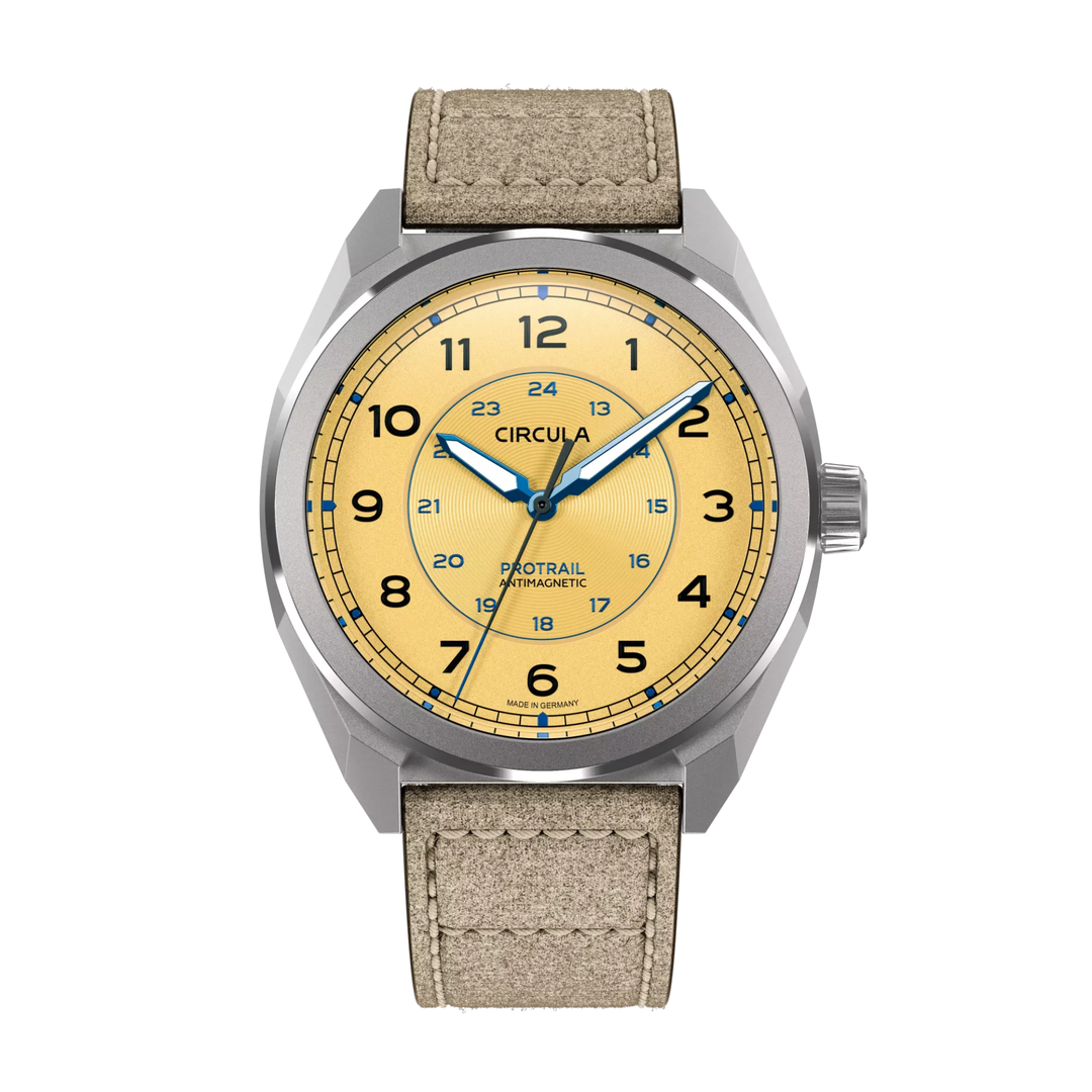 Relógio Circula Field watch ProTrail Sand 40mm Automático PT-SS-DD