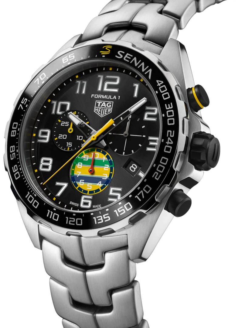 Relógio TAG Heuer SPECIAL EDITION | NEW Formula 1 Chronograph x Senna  Quartzo 43mm CAZ101AX.BA0637