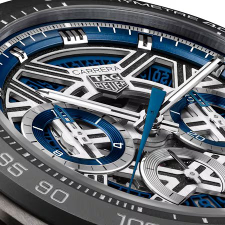 Relógio TAG Heuer Carrera Chronograph Extreme Sport Twin-Time Automático 44mm Titanium CBU2081.FT6274
