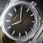 Carregue a imagem no visualizador da Galeria, Relógio Circula Steel sports watch Facet Brown - Suede Strap FS-SV-UU