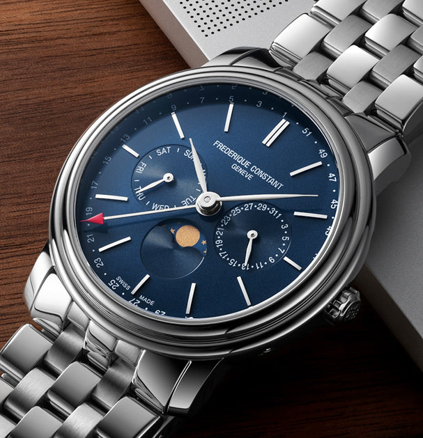 Relógio Frederique Constant Classics Index Business Timer FC-270N4P6B Quartzo