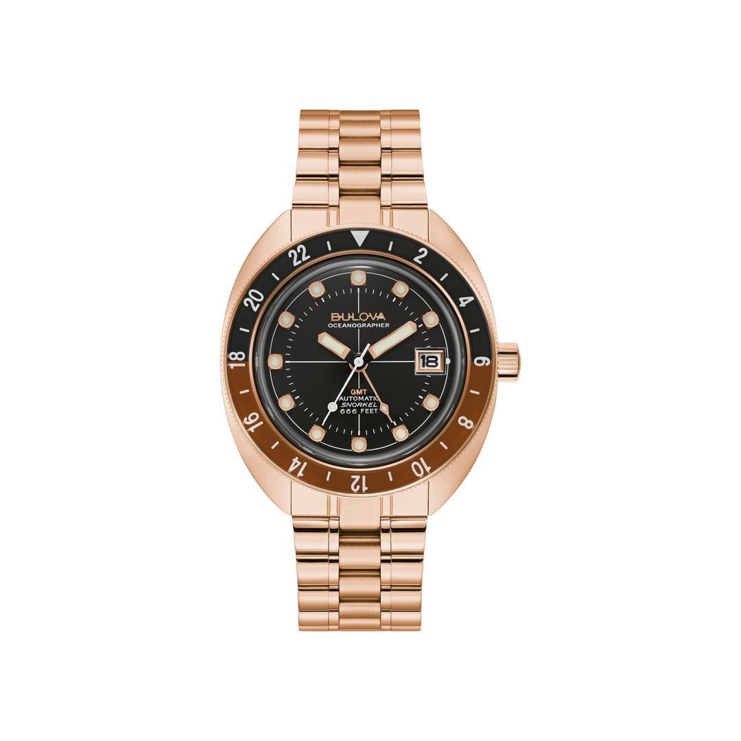 Relógio Bulova Oceanographer GMT 97B215